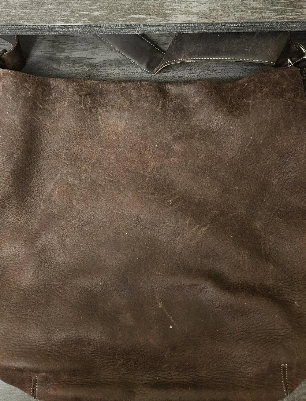 Early Y2K Vintage Coach Brown Leather Slouchy Hobo Shoulder Bag